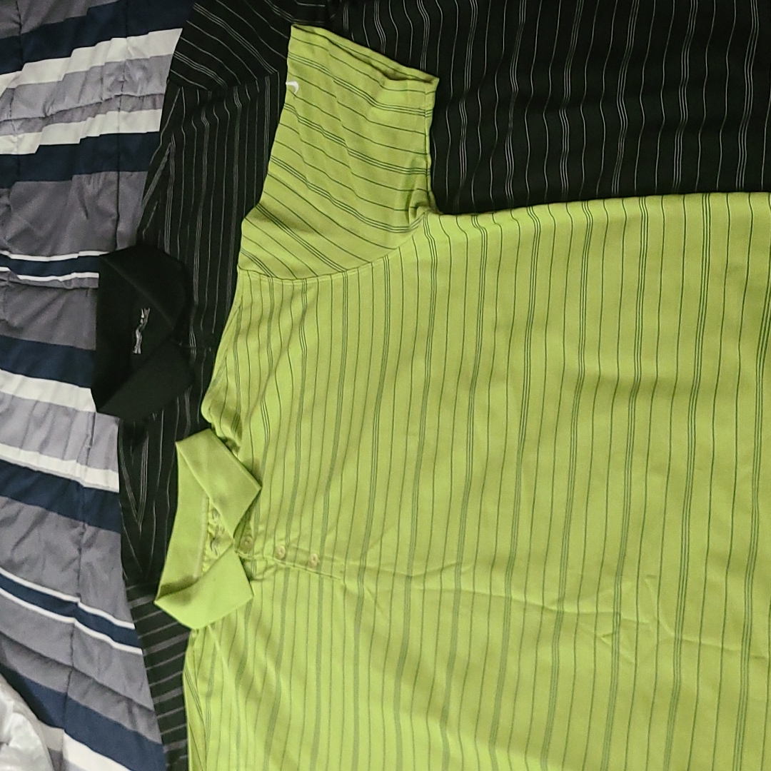 2 Mens Nike Golf Size Xxl Short Sleeve Shirts